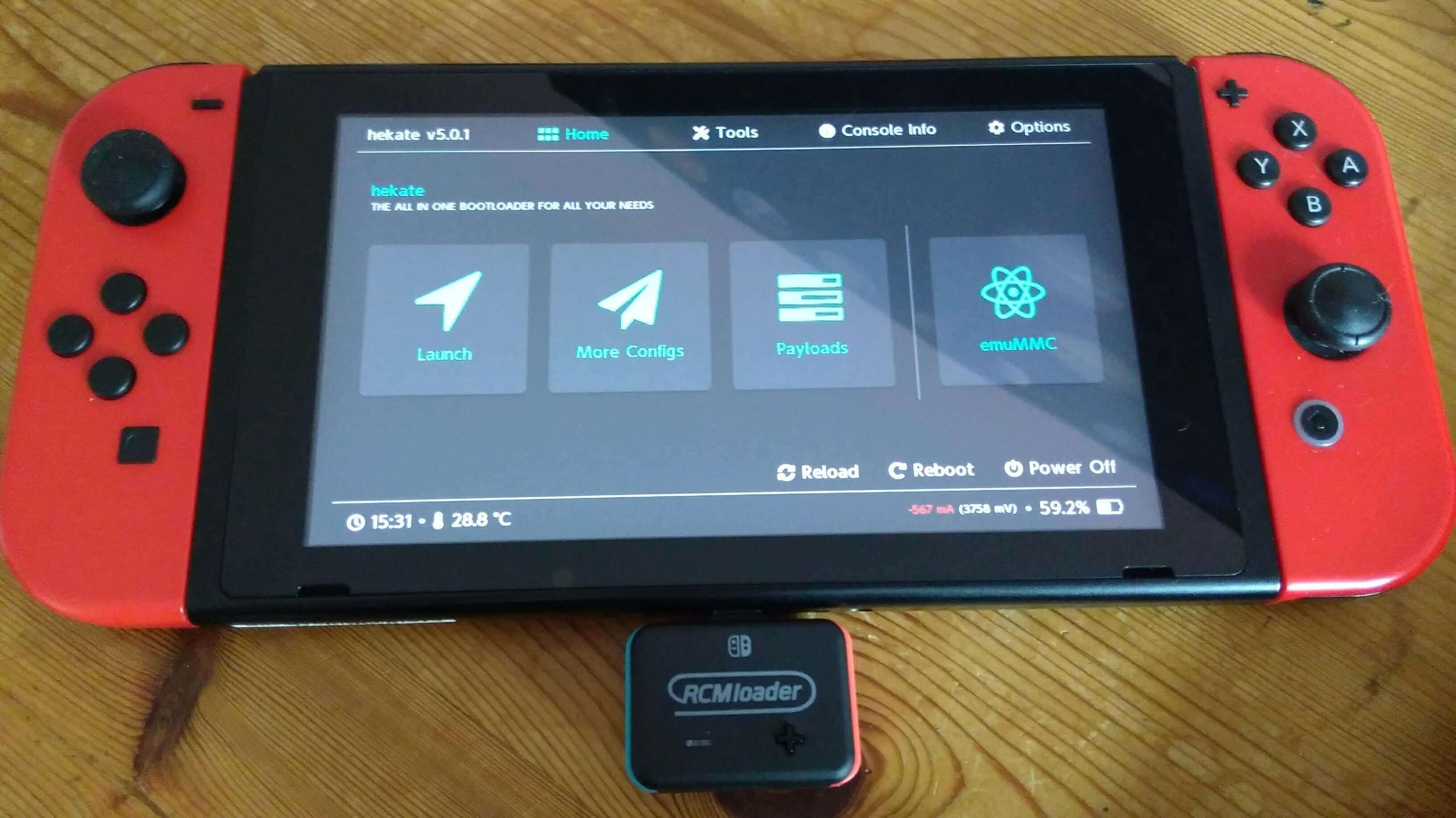 Загрузчик TECTINTER RCMLoader для Nintendo Switch как использовать