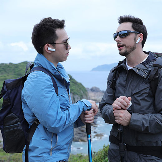 Портативные беспроводные наушники с офлайн переводчиком Timekettle M2 новинка