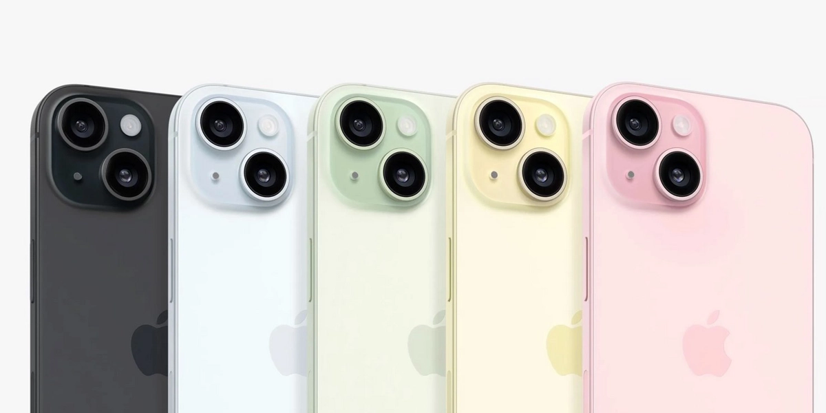 У яких кольорах вийшов Айфон 15: чорний, блакитний, м'ятний, жовтий, рожевий iPhone 15