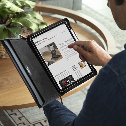 Шкіряний чохол-книжка Twelve South Journal Cognac для iPad Pro 12.9 & quot; 