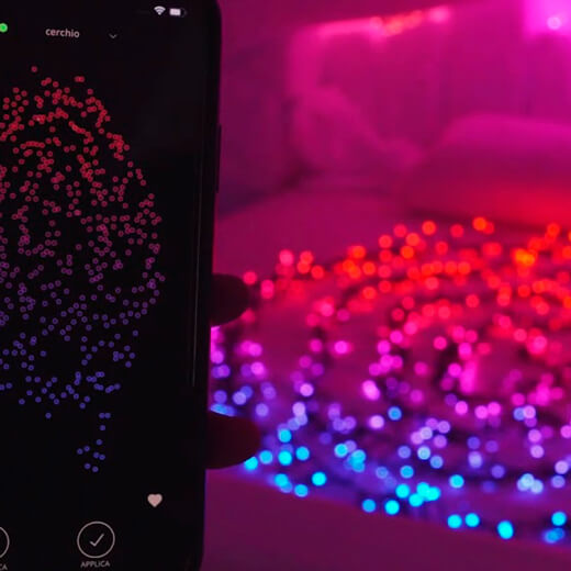 Светодиодная гирлянда Twinkly Cluster RGB 400 Multicolor (6m) Apple HomeKit цена