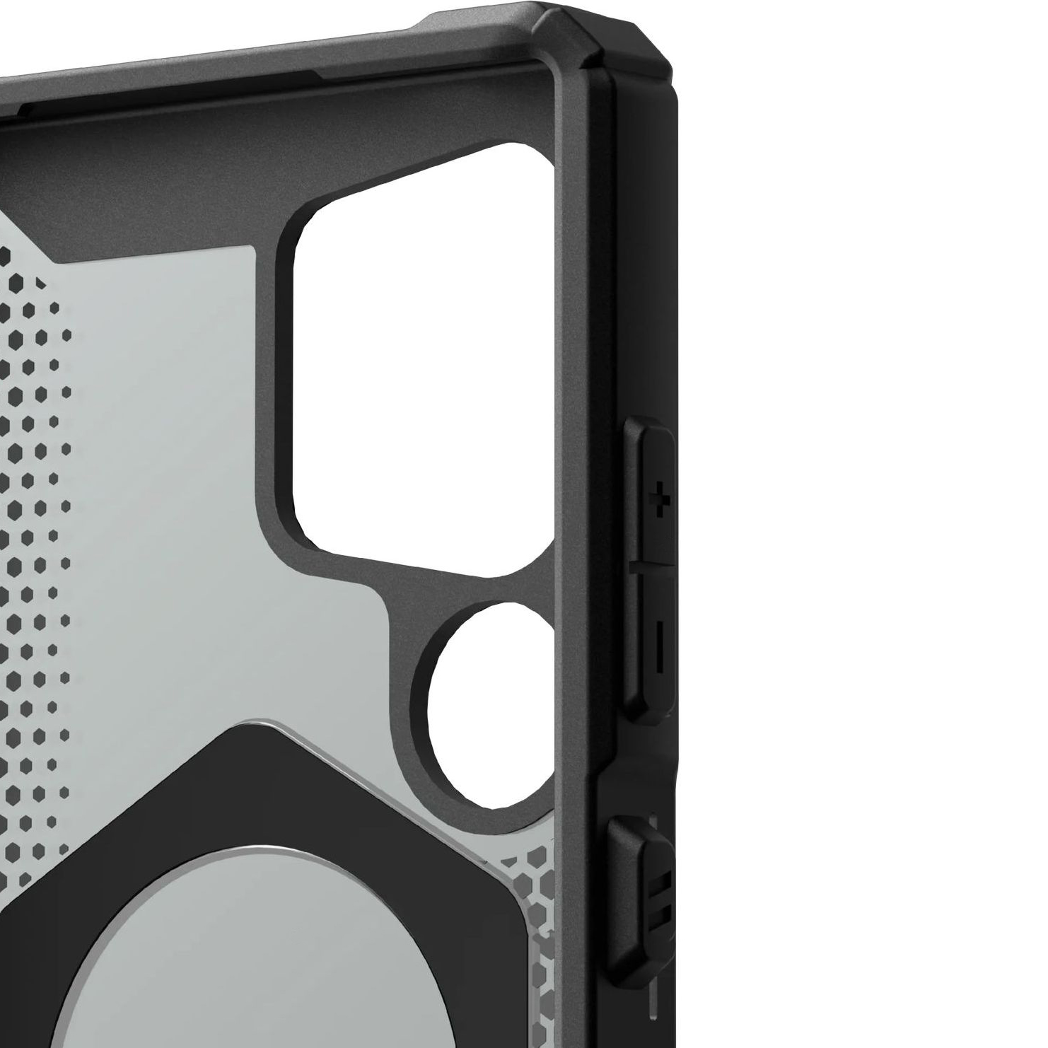 Чохол з композитною конструкцією Urban Armor Gear Plasma XTE Kickstand для Samsung Galaxy S24 Ultra, чорний