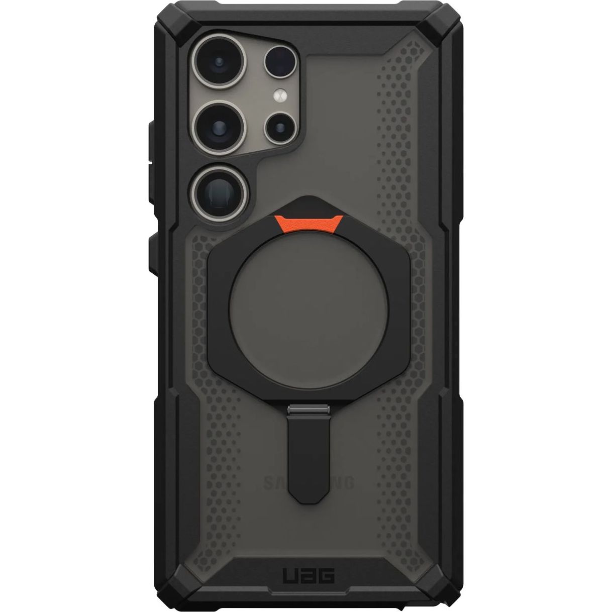 Чохол з точними вирізами Urban Armor Gear Plasma XTE Kickstand для Samsung Galaxy S24 Ultra, чорний