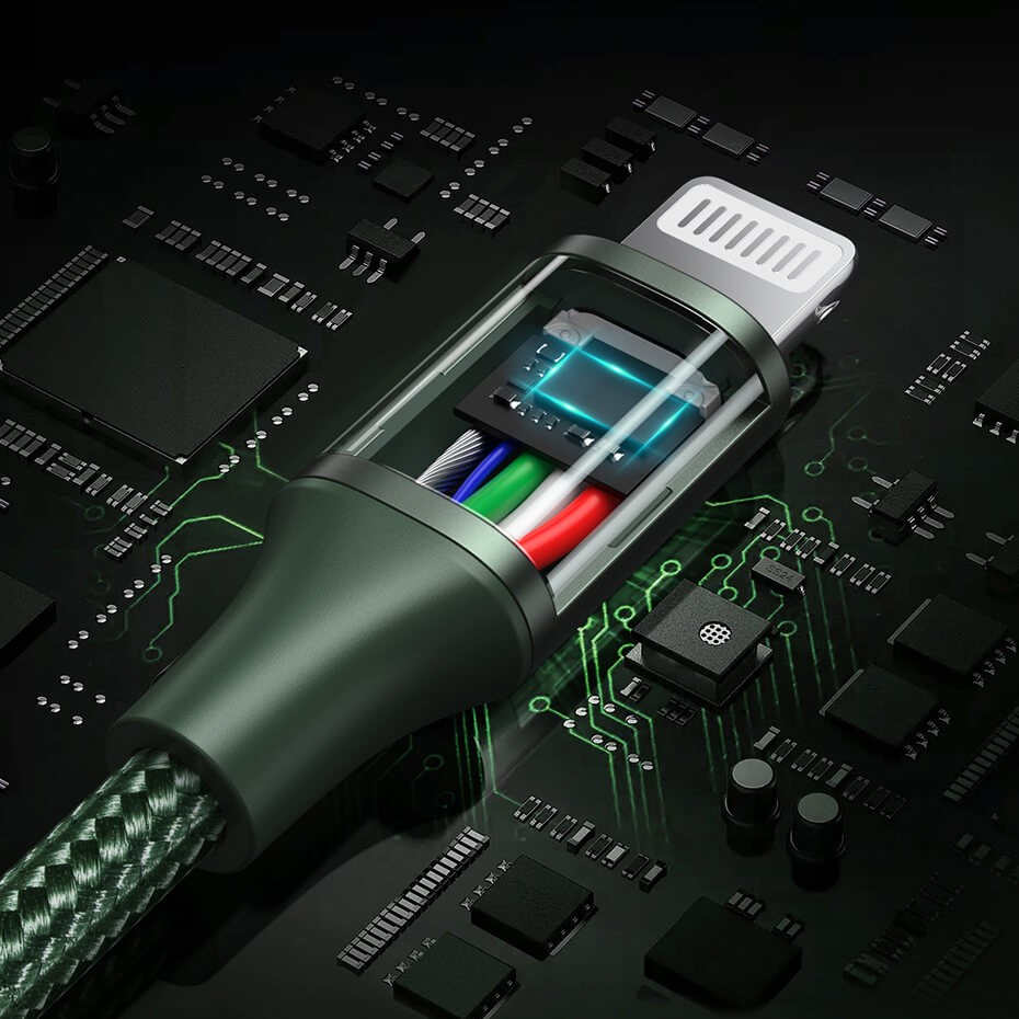 Зарядный кабель Ugreen MFI USB-C to Lightning для iPhone 1m