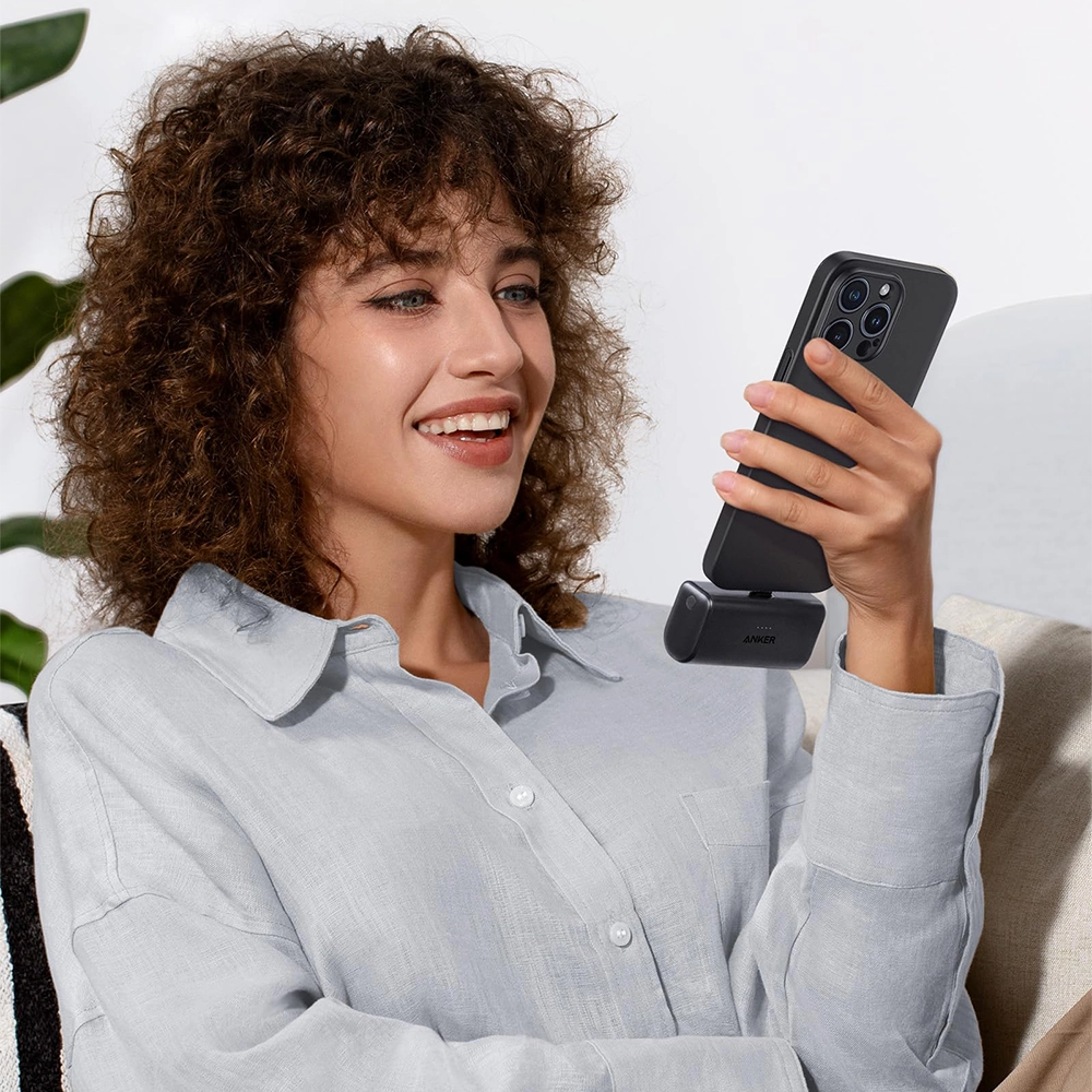 Універсальна батарея Anker Nano Power Bank 5000mAh із вбудованим складаним роз&rsquo;ємом USB-C 22.5W