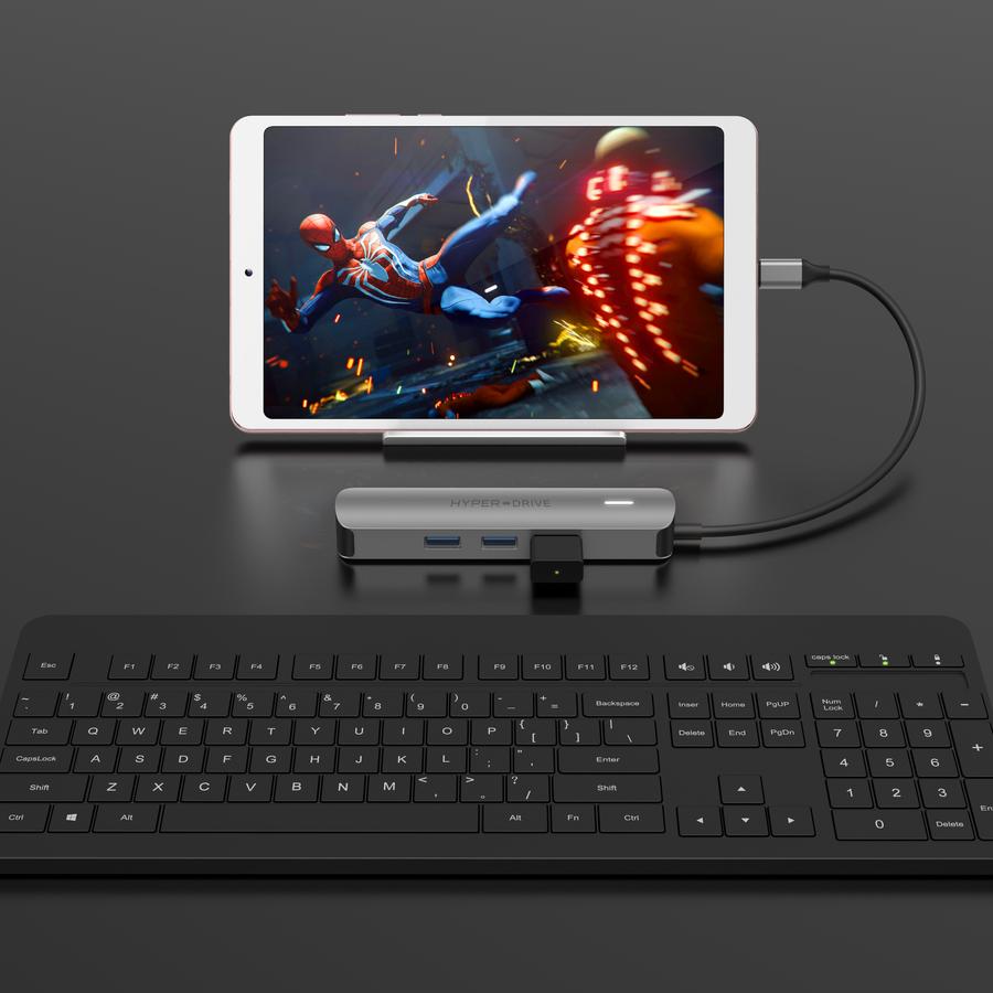 Хаб USB-C для MacBook HyperDrive TUBE 6 в 1