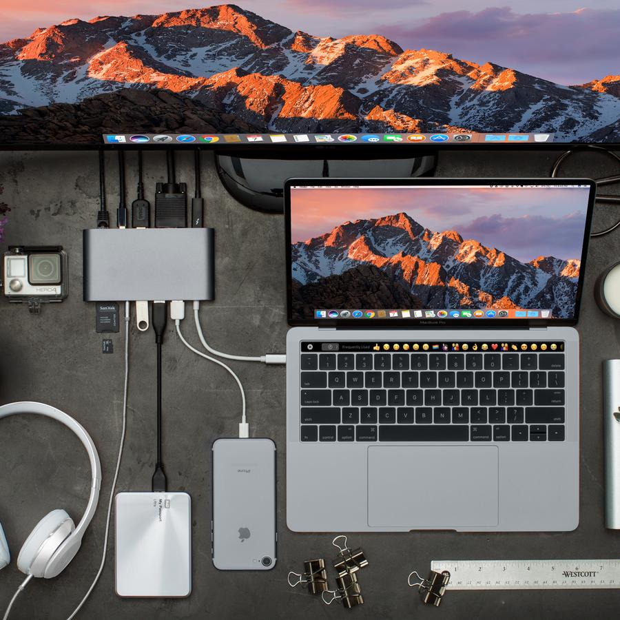 Хаб USB-C для MacBook Pro/Air HyperDrive Ultimate 11 в 1