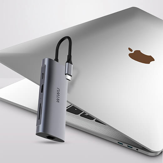 Хаб USB-C для MacBook WIWU Alpha 8- in-1 