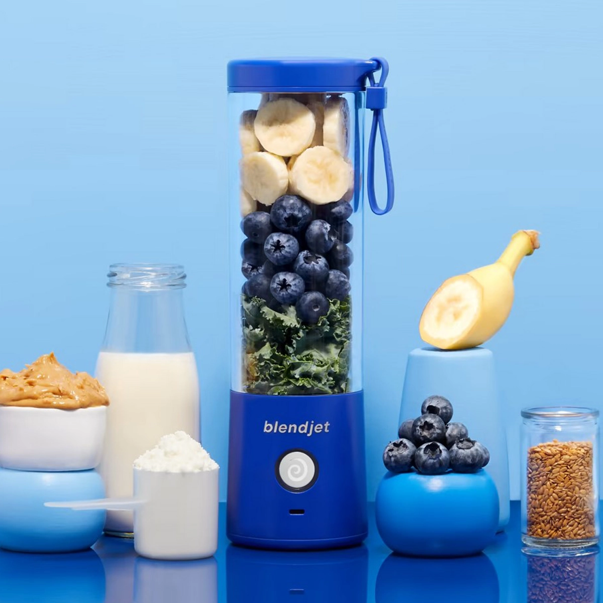 Большая банка XL Jar 900 ml для портативного фитнеса блендера BlendJet 2