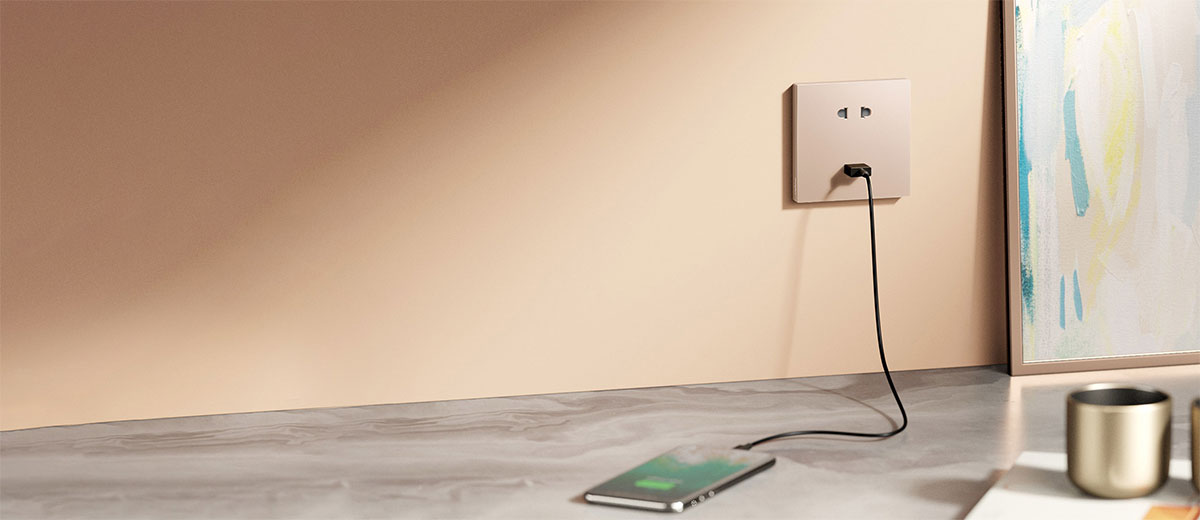 Розумна Wi-Fi розетка Aqara Smart USB Wall Outlet H1 (Hub) HomeKit