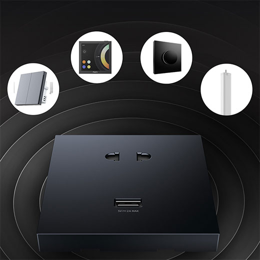 Розумна Wi-Fi розетка Aqara Smart USB Wall Outlet H1 (Hub) HomeKit