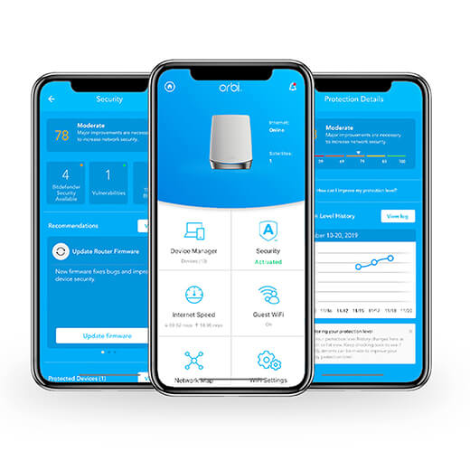 Трехдиапазонный Wi-Fi роутер со встроенным модемом NETGEAR Orbi Tri-Band WiFi 6 Mesh System (1 модуль)