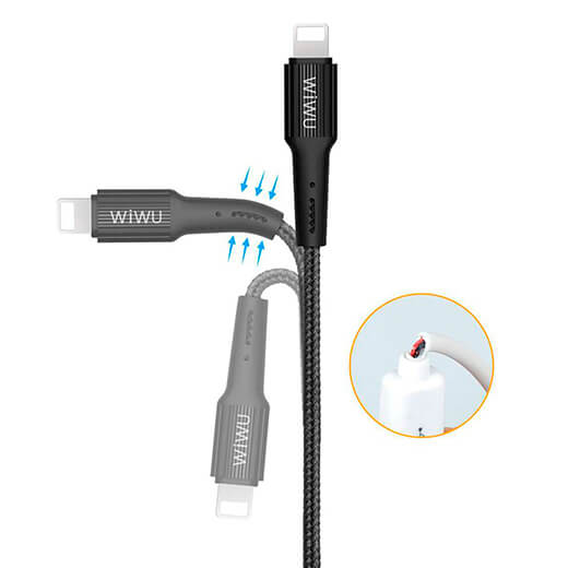 Зарядний кабель Wiwu GEAR Charging Cable G30 для iPhone