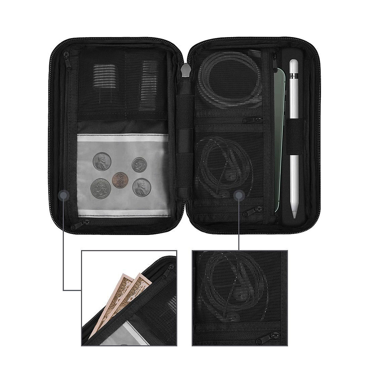Сумка-органайзер для документов WIWU Pouch Solo