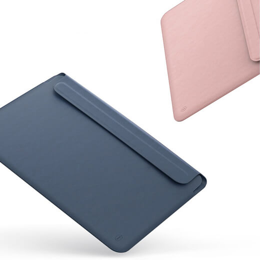 Чехол-папка WIWU Skin Pro 2 Leather Sleeve для MacBook Air Retina 13" (2018-2020) | Pro 13" (2016-2020) Navy Blue
