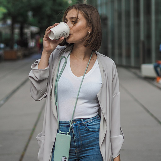 Чехол Woodcessories Necklace Bio AM Cool Grey для iPhone 11 Pro