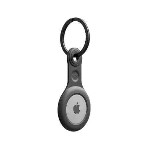 Еко-брелок з кільцем Woodcessories Bio Case Black для AirTag