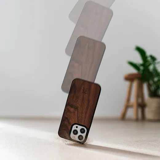 Цена деревянного чехла Woodcessories Bumper Case with MagSafe Walnut для iPhone 14 Pro Max