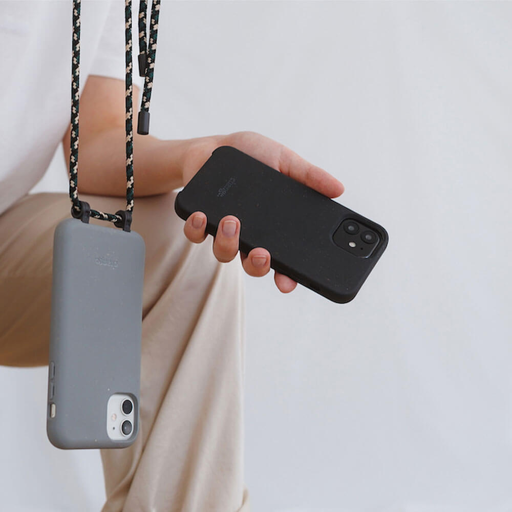 Купить эко-чехол Woodcessories Crossbody Case Black для iPhone 13 Pro