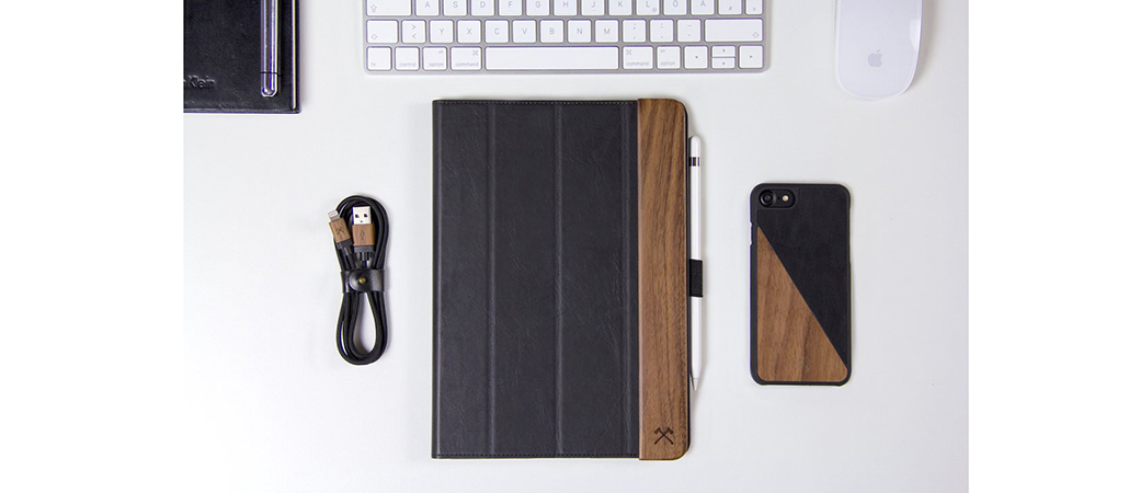 Шкіряний чохол-книжка Woodcessories EcoFlip для iPad 9.7 & quot; (2017/2018) 
