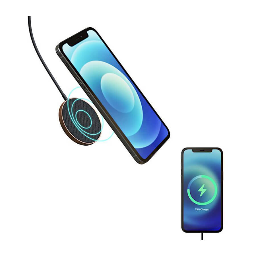 Бездротова зарядка MagSafe Woodcessories MagPad для iPhone 14 | 13 | 12