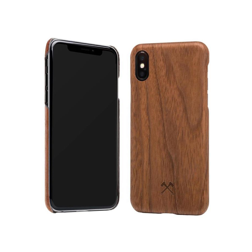 Чехол Woodcessories Ultra Slim Case Walnut для iPhone X/XS
