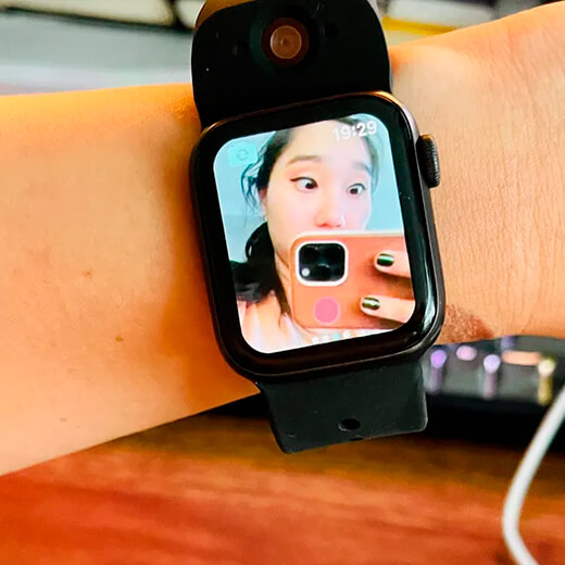 Ремінець Wristcam для Apple Watch із двома камерами 38 | 40 | 41 з магнітним кабелем