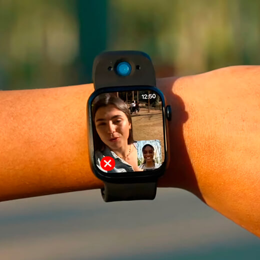 Ремінець Wristcam для Apple Watch з двома камерами  38 | 40 | 41 невелика вага
