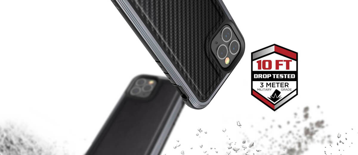 Протиударний чохол X-Doria Defense Lux Carbon для iPhone 12 Pro Max