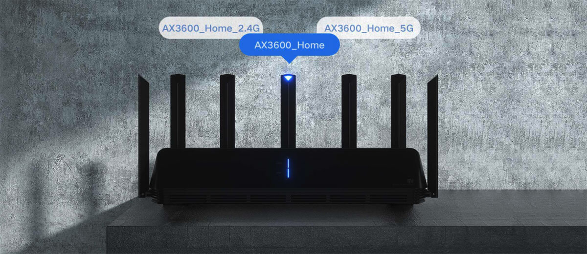 Роутер Xiaomi Mi AIoT AX3600 Wi-Fi 6 (2976 Мбит/с)