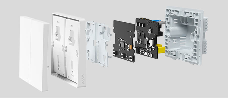 Розумний вимикач з нульовою лінією Xiaomi Aqara D1 Smart Wall Switch