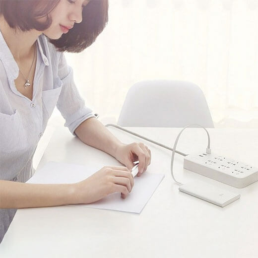 Подовжувач електричний (мережевий) Xiaomi MiJia Power Strip (6 розеток + 3 USB Type-A)