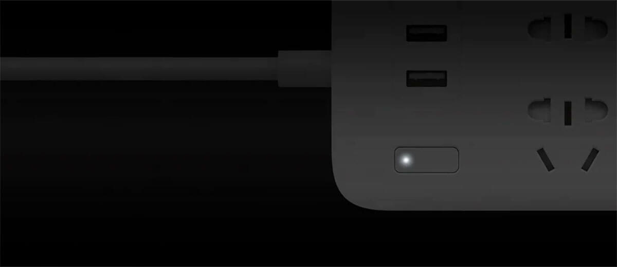 Подовжувач електричний (мережевий) Xiaomi MiJia Power Strip (6 розеток + 3 USB Type-A)