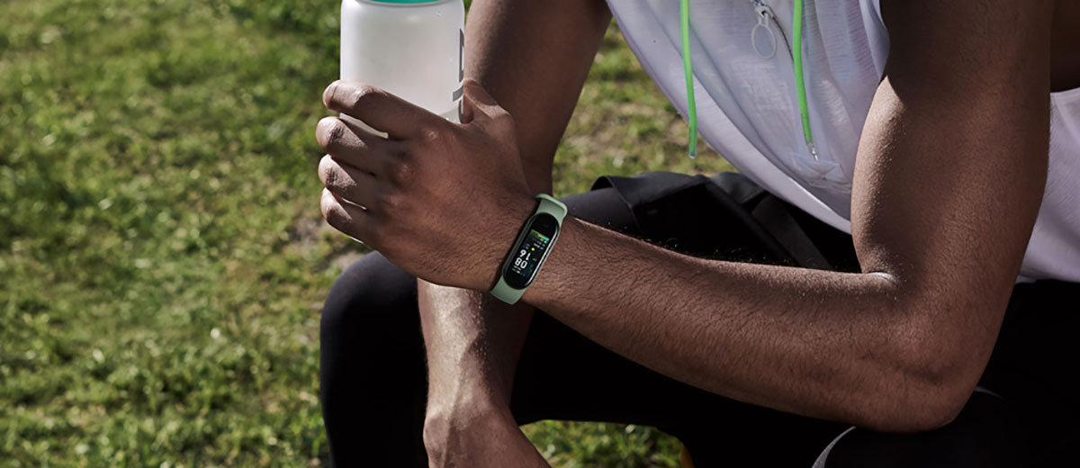 Оригинальный ремешок Xiaomi Strap Mint для фитнес-браслета Xiaomi Mi band 5