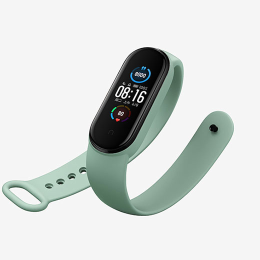 Оригинальный ремешок Xiaomi Strap Mint для фитнес-браслета Xiaomi Mi band 5