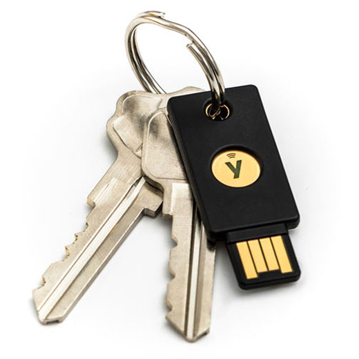 Що таке електронний захисний ключ FIDO Yubico YubiKey 5 NFC