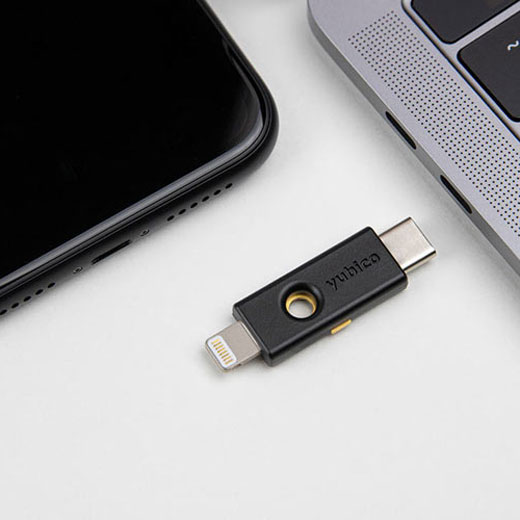 Электронный защитный FIDO ключ Yubico YubiKey 5Ci