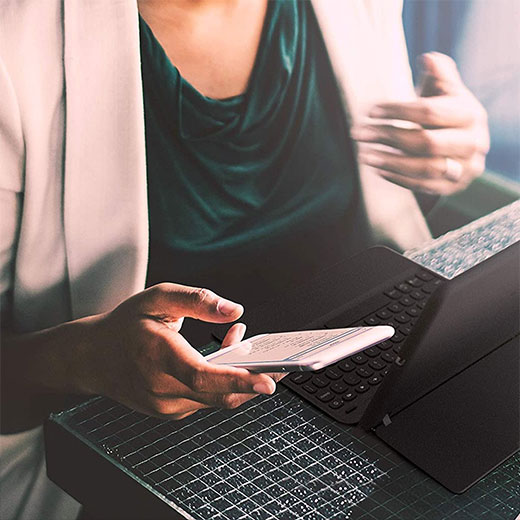 Чохол-клавіатура ZAGG Slim Book Go Black для iPad Pro 11 M1 (2021 | 2020 | 2018) володіє легкою конструкцією