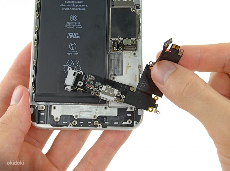 Замена разъема зарядки (синхронизации) iPhone 5C