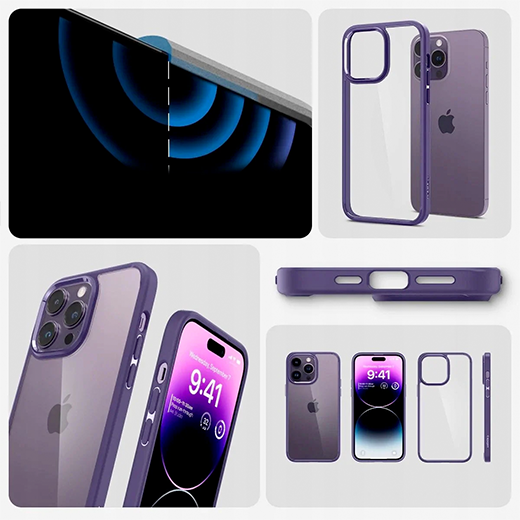 Захисний чохол Spigen для iPhone 14 Pro Max Ultra Hybrid Deep Purple